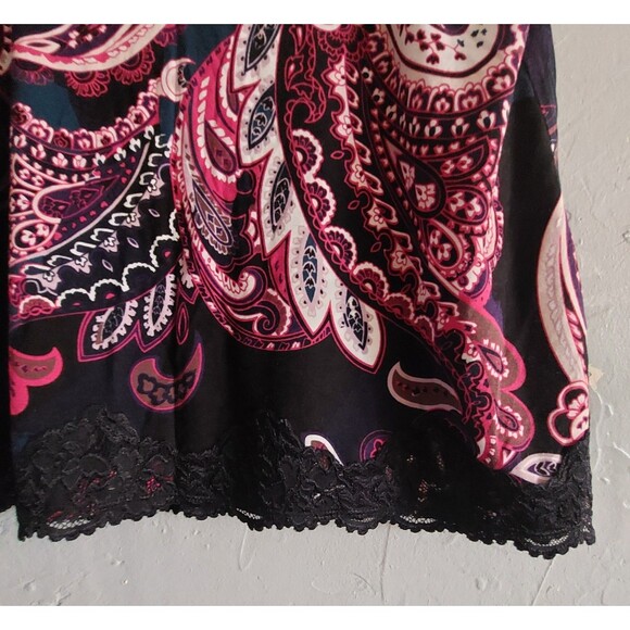 Lane Bryant Tops The  Cami Lace,Paisley, 22/24,Rayón,Spandex, - Picture 6 of 11